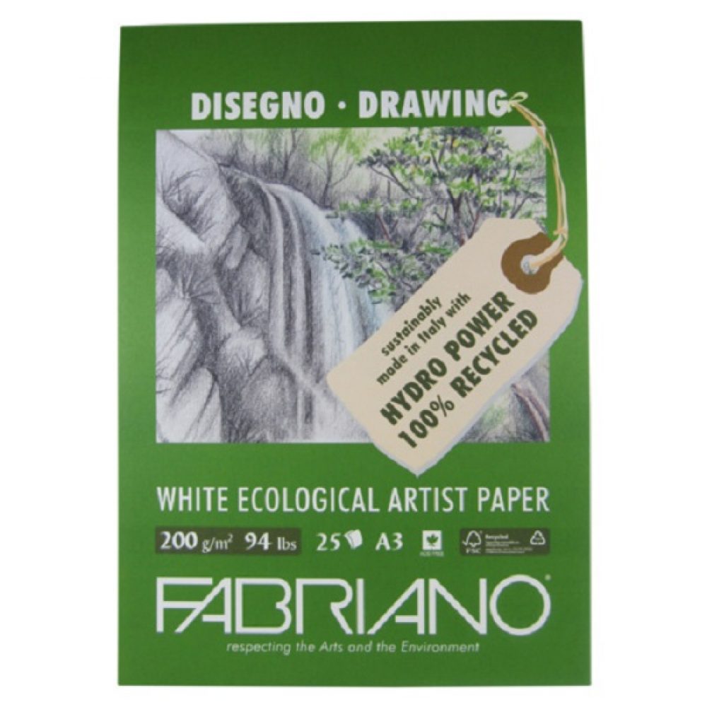 164 Blocco-Disegno Ecologico Artisti 29,7×42 200 gr. 25 fg.
