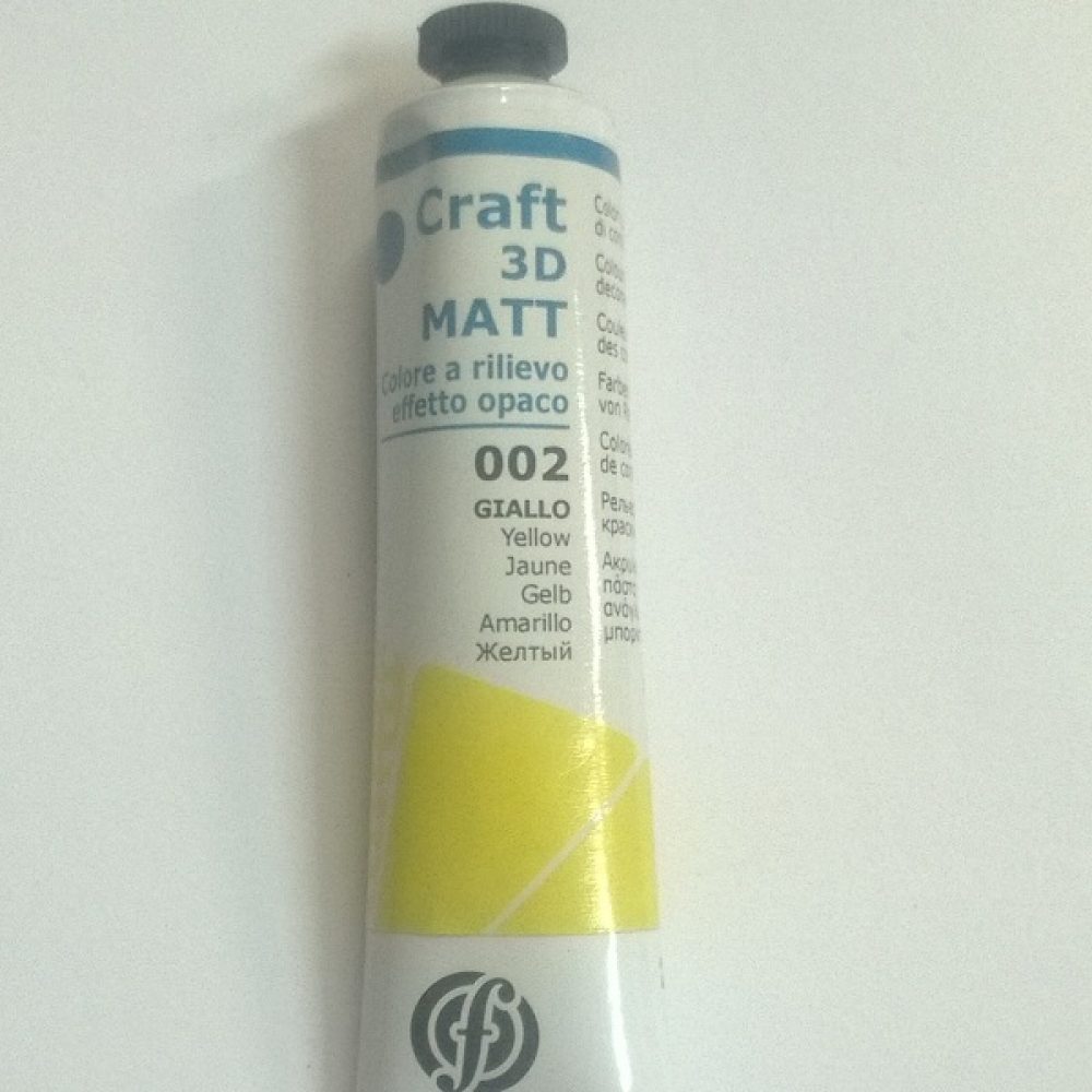 2533 Colore-Craft 3D Matt Giallo -Ferrario 20 ml.