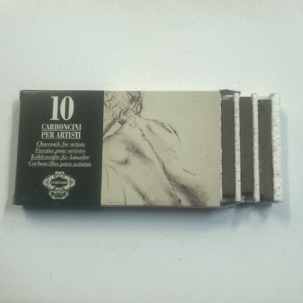 CARBONCINI  PER ARTISTI FERRARIO SEPPIA 10 PZ.