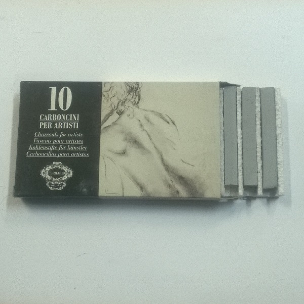CARBONCINI PER ARTISTI FERRARIO GRIGI 10 PZ.