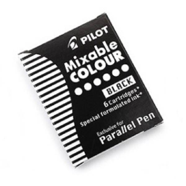 CARTUCCE PARALLEL PEN PILOT 6 PZ. NERO CARTUCCE PARALLEL PEN PILOT 6 PZ. NERO