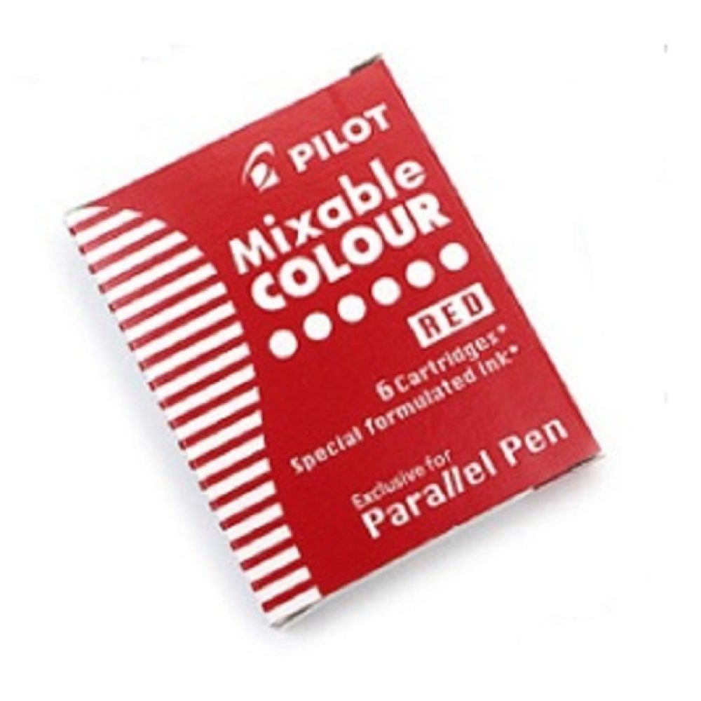 4345 Cartucce-Parallel Pen Pilot 6 pz. Rosso
