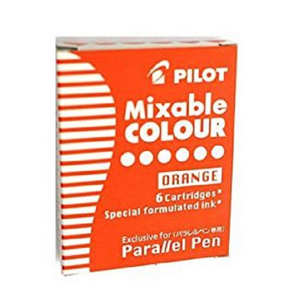 4349 Cartucce-Parallel Pen Pilot 6 pz. Arancione