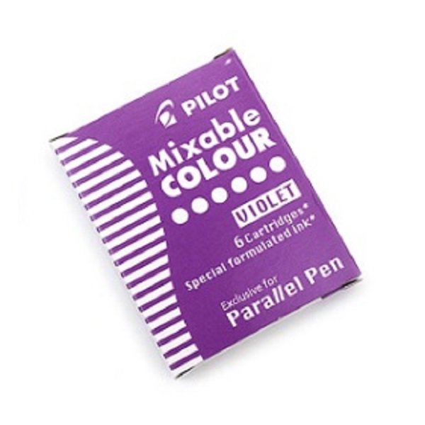 CARTUCCE PARALLEL PEN PILOT 6 PZ. VIOLA CARTUCCE PARALLEL PEN PILOT 6 PZ. VIOLA