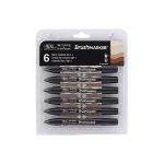 Set 6 Brushmarker Winsor & Newton Toni Color Carne