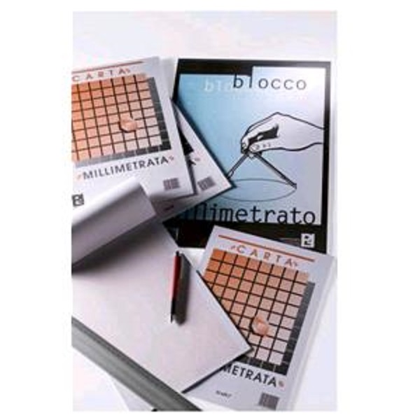 BLOCCO CARTA MILLIMETRATA A3  PICARTA  10 fg.