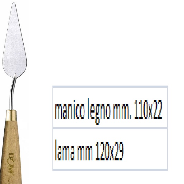 SPATOLA PITTURA DOM LEGNO/ACCIAIO n. 33