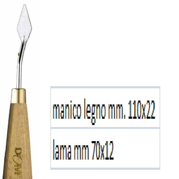 SPATOLA PITTURA DOM LEGNO/ACCIAIO n. 40
