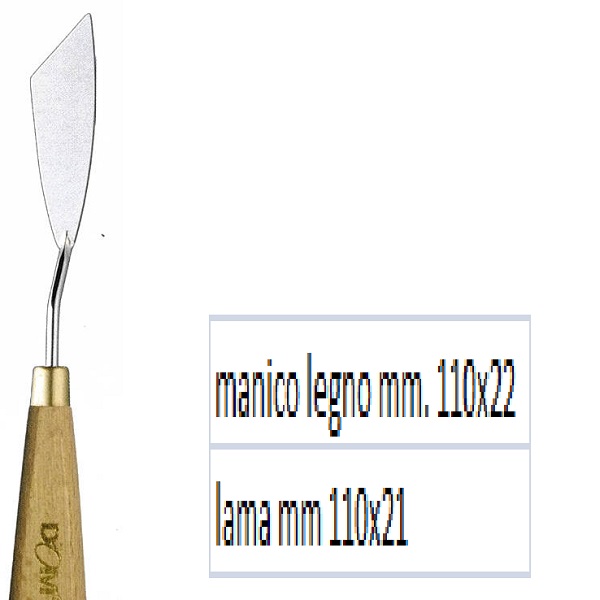SPATOLA PITTURA DOM LEGNO/ACCIAIO n. 62