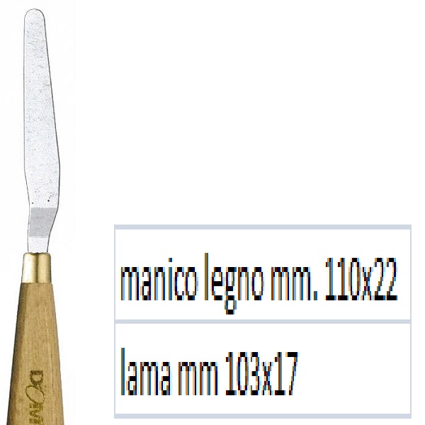 SPATOLA PITTURA DOM LEGNO/ACCIAIO n. 96