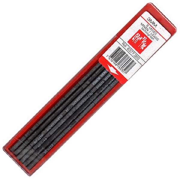 ASTUCCIO 6 MINE 3 mm 12 cm HB CARAN D’ACHE