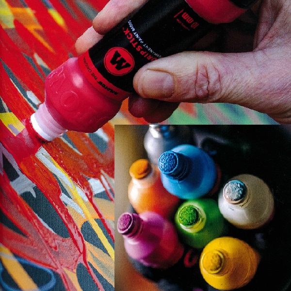 MARKER MOLOTOW COVERSALL DRIPSTICK 860DS 10 mm TRAFIC RED