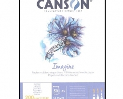 BLOCCO CANSON IMAGINE 200 gr. 50 fg.