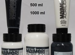 MAIMERI ACRILICO PROMO BIANCO E NERO